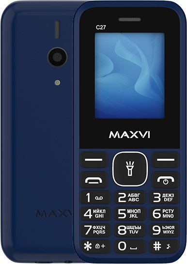 

Телефон Maxvi C27 (синий)