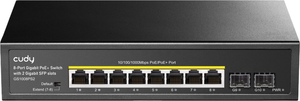 

Неуправляемый коммутатор Cudy GS1008PS2 1.0