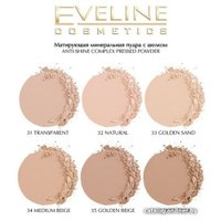 Компактная пудра Eveline Cosmetics Anti Shine Complex Pressed Powder (тон 32 natural)