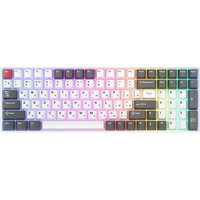 Клавиатура Royal Kludge RK100 RGB (белый/серый, RK Brown)