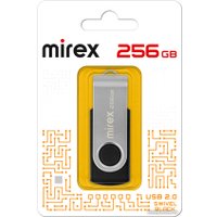 USB Flash Mirex Color Blade Swivel Rubber 2.0 256GB 13600-FMURS256