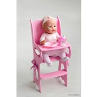 Стульчик для кукол Leader Toys Diamond Princess для кормления 72119 (розовый)