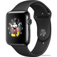 Умные часы Apple Watch Series 2 42mm Space Black with Black Sport Band [MP4A2]