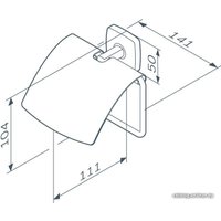 Держатель для туалетной бумаги AM.PM Gem A90341422