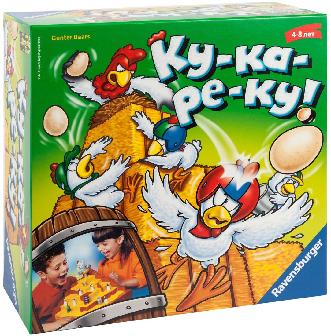 

Детская настольная игра Ravensburger Ку-ка-ре-ку! 21104