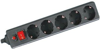 Сетевой фильтр General Lighting GPS-5-16-3x1-700-B 471007 (с выключателем, черный)