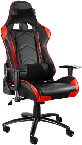 Игровое (геймерское) кресло UNIQUE Dynamiq V5 (черный/красный)