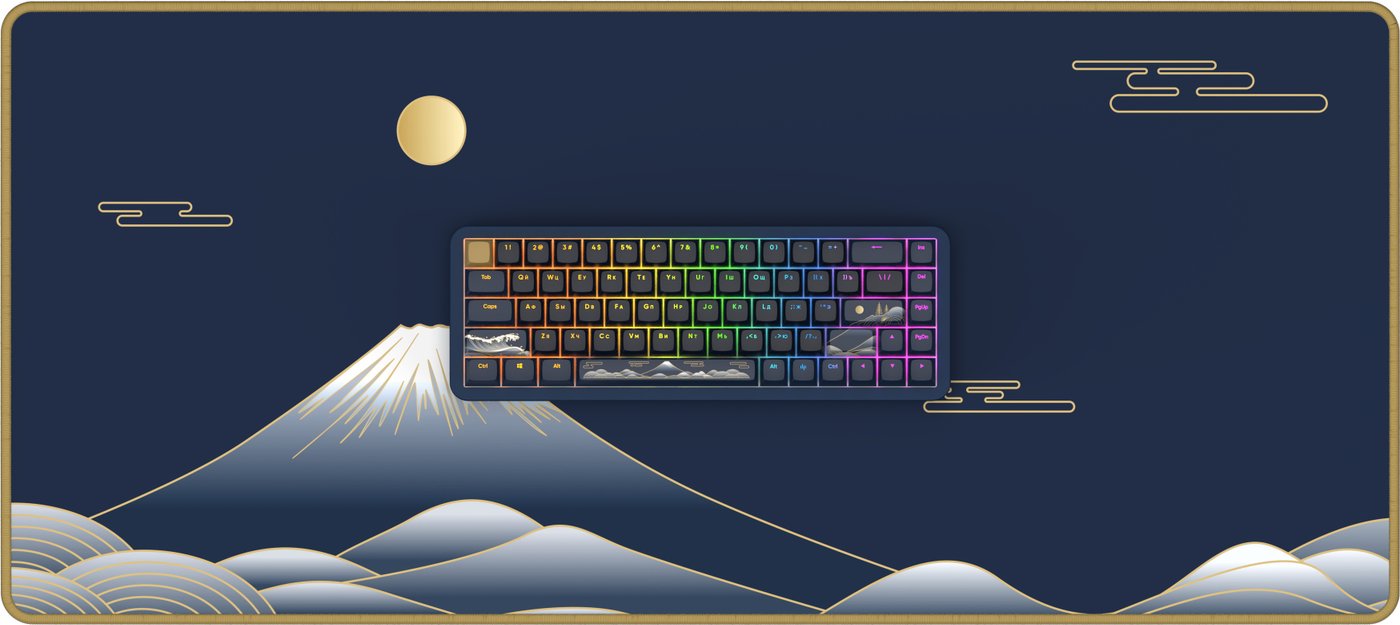 Клавиатура Red Square Alumix 68 Yotei + коврик Red Square Yotei (g3ms Magnetite Ice)