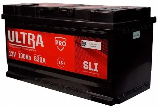 

Автомобильный аккумулятор Ultra PRO R+ 830A (100 А·ч)