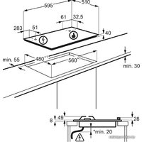 Варочная панель Electrolux GPE263MB