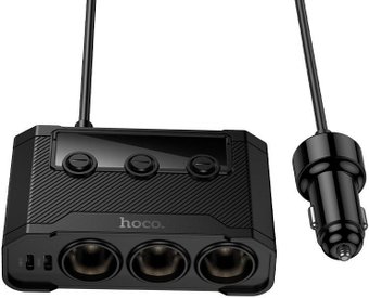 Автомобильное зарядное Hoco Z64 (черный)