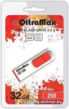 OltraMax 250 32GB (czerwony) [OM-32GB-250-Red]