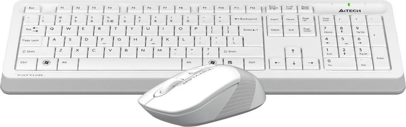 

Офисный набор A4Tech Fstyler FG1010S (белый/серый)