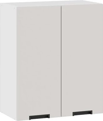 

Шкаф навесной Трия Гренада 1В6 (белый/холст мокко)