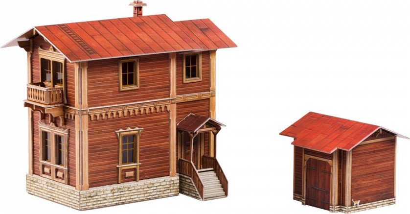 

Сборная модель Умная Бумага Сторожевой дом 4627081554572