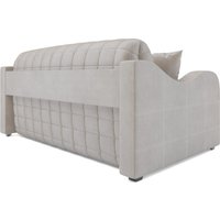 Диван Мебель-АРС Аккордеон Барон №4 ППУ 180x200 (бархат бежевый Star Velvet 6 Light Beige)