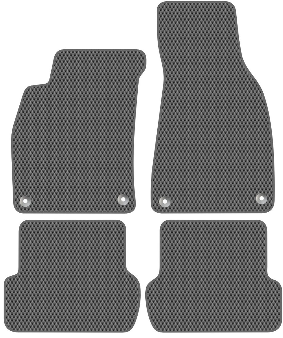 

Комплект ковриков для авто Alicosta Audi RS4 (седан / B7) 2005 - 2008 (серый, ромб)