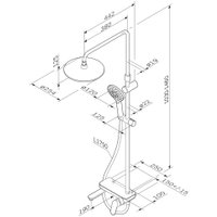 Душевая система  AM.PM Chiс F0720700