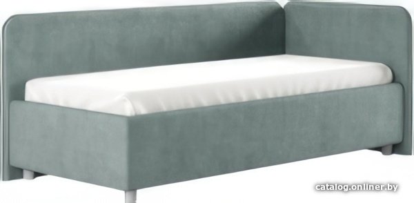 Кровать-тахта Сонум Capri R 90x200 (замша мятный)