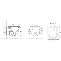 Унитаз подвесной WeltWasser Telbach 004 GL-WT + Marberg 507 SE (белый глянец/хром)