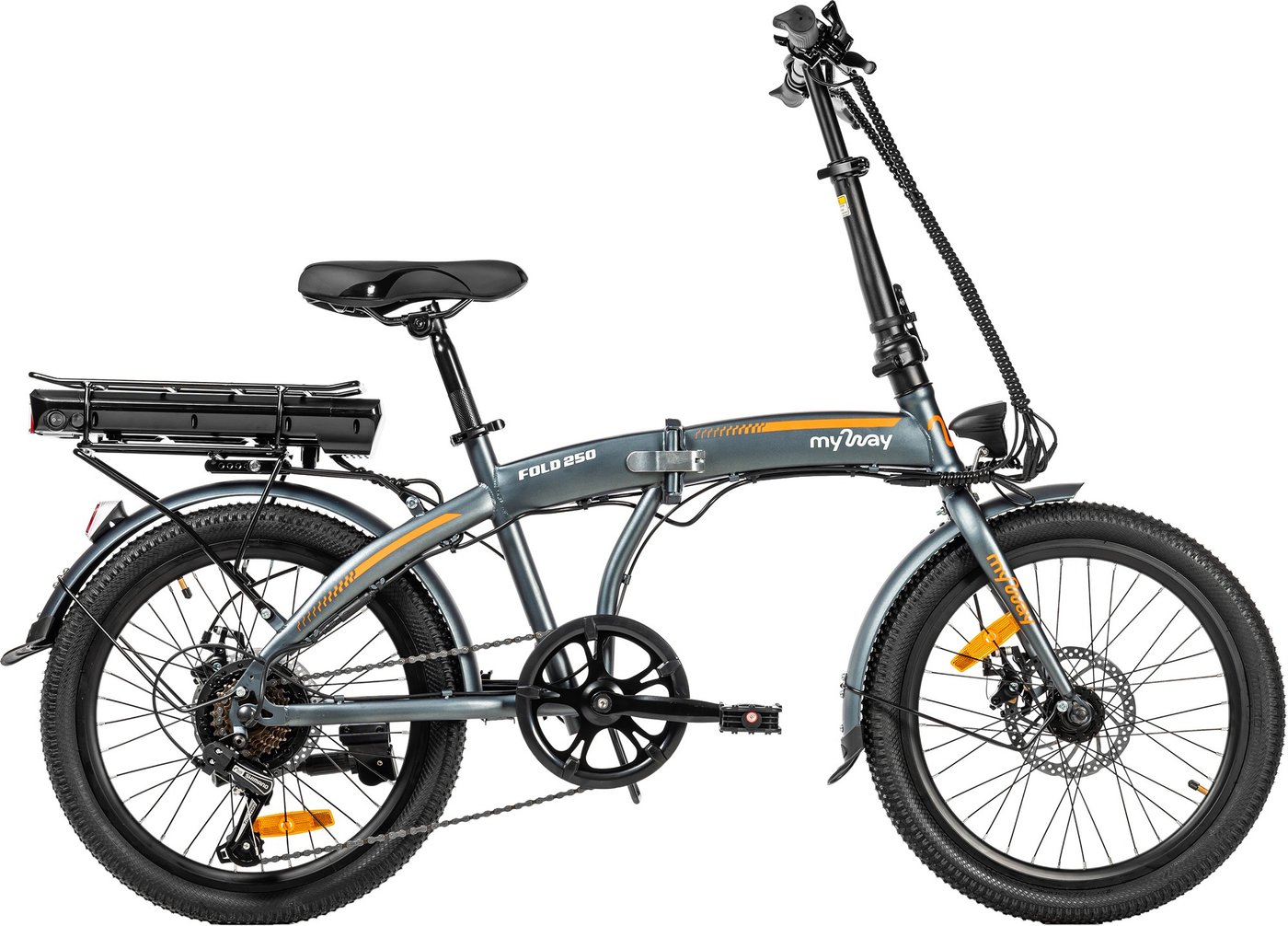 

Электровелосипед MyWay Fold 250 20 (15, графитовый)