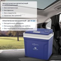Термоэлектрический автохолодильник ZUGEL ZCR25 (синий)