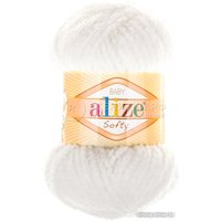 Пряжа для вязания Alize Softy 450 50 г 115 м (жемчужный белый)