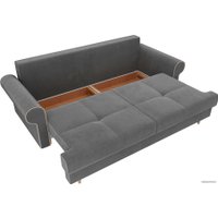 Диван Лига диванов Сплин 101676 (велюр, серый)