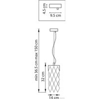 Припотолочная люстра Lightstar Limpio 722033