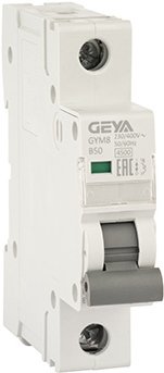 

Выключатель автоматический GEYA GYM8 1P 50А B 4.5кА GYM81P50B