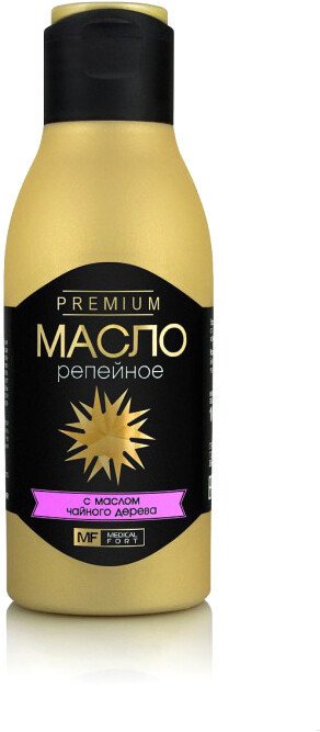 

Medical fort Масло косметическое Medicalfort Premium Репейное с эфирным маслом чайного дерева 100 мл