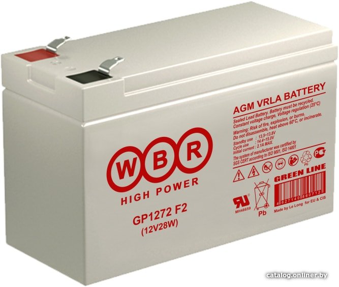 Аккумулятор для ИБП WBR GP1272 28W