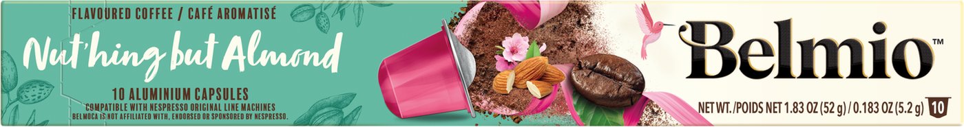 

Кофе в капсулах Belmio Nut'hing But Almond 10 шт