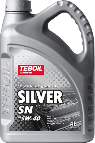 Моторное масло Teboil Silver SN 5W‑40 4л
