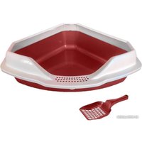 Туалет-лоток Homecat 75253 (бордовый перламутр)