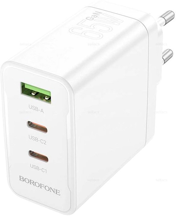 

Сетевое зарядное Borofone BN12 (белый)