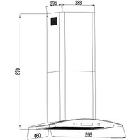 Кухонная вытяжка Backer QD60E-MC White 12K