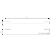 Держатель для полотенца Abber Westen AA1754 (хром)