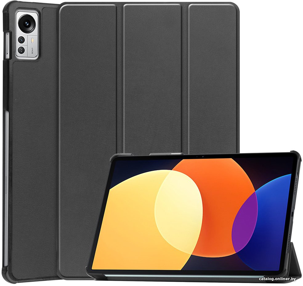 Чехол JFK Smart Case для Xiaomi Pad 5 Pro 12.4 (черный)