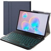 Чехол для планшета LSS Nova-10 with Keyboard для Samsung Galaxy Tab S7 11.0 (темно-синий)