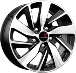 

Литые диски Remain R166 16x6.5" 5x114.3мм DIA 67.1мм ET 46мм Алмаз черный