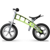 Беговел FirstBIKE Street с тормозом (зеленый)