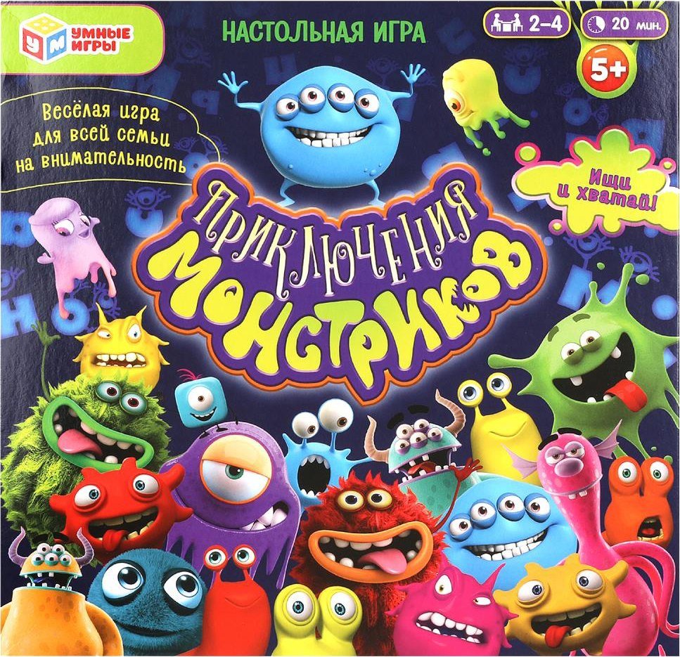 

Настольная игра Умные игры Приключения монстриков 4660254472723