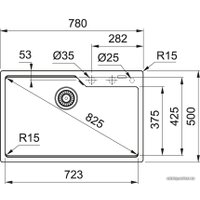 Кухонная мойка Franke Urban UBG 610-78 (миндаль)