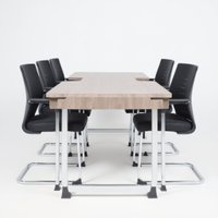 Офисный стул AksHome TAX (сетка/ткань, черный/хром) в Гомеле