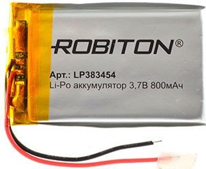 

Аккумулятор Robiton LP383454 800 mAh 1 шт