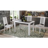 Кухонный стол Трия Хьюстон тип 4 (белый/ателье темный)