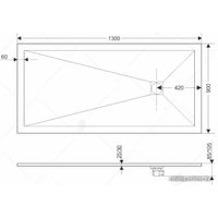 Душевой поддон RGW ST-0118W 110х80