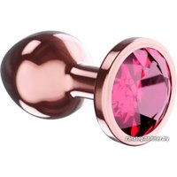 Анальная пробка Lola Toys Diamond Ruby Shine S 4024-01lola (розовое золото)