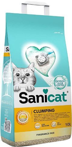 

Наполнитель для туалета Sanicat Clumping Unscented 10 л